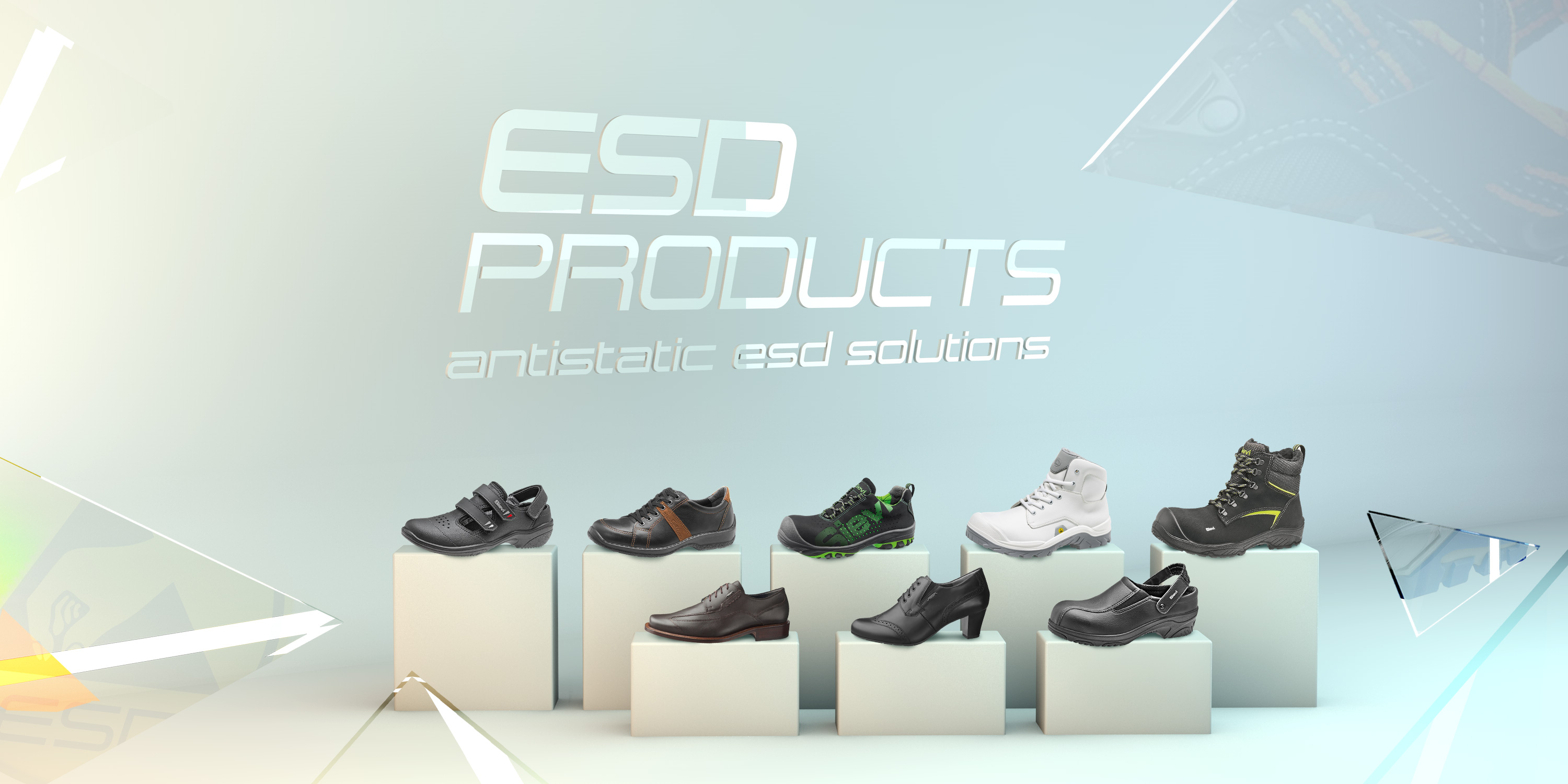 ESD Work Shoes & ESD Safety Shoes Electric Static Dissipative